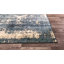 Tapis performance bleu à motif abstrait rétro tissé à la machine Kazu-44473516