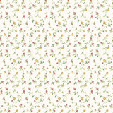 Miniatures 3 Collection Two Color Floral Trail Wallpaper Roll