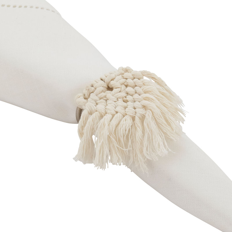 Rond de serviette, Blanc