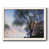 Bois de grange blanc encadré sur toile sélectionné
