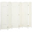 Cloison de séparation pliante 4 panneaux de 6 pi de hauteur et cloison autoportante en bois pour bureau personnel, brun-1963338785-1963338788-1963338799