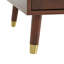 Bureau de coiffeuse 3 en 1 avec miroir basculant éclairé et armoire réglable, coiffeuse à maquillage avec tabouret-977429947