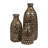 Decorative Glass Vase Glam Mosaic Style Accent Piece Glamorous Handcrafted Glass Vessel with Textured Detailing and Bold Artisanal Charm for Statement Decor in Contemporary and Glam-Inspired Spaces-506584979-506584978