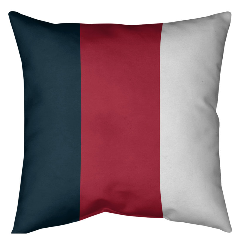 Housse de coussin, Rouge, 14 po x 14 po, Polyester filé