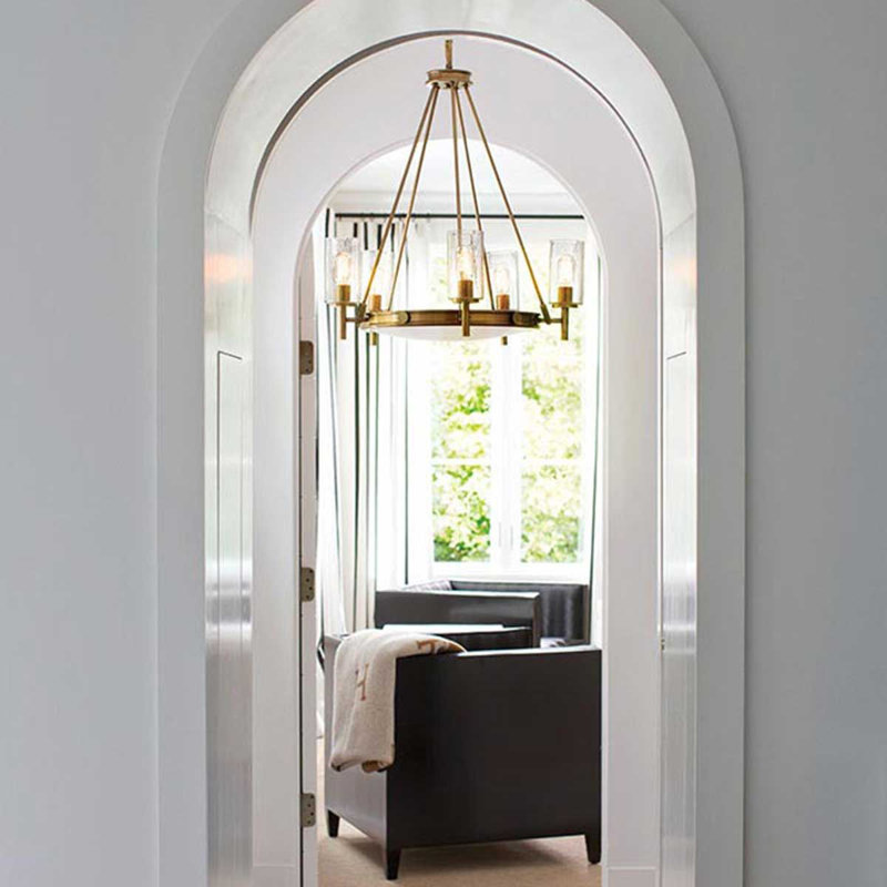 Rennick 5 - Light Waggon Wheel Chandelier