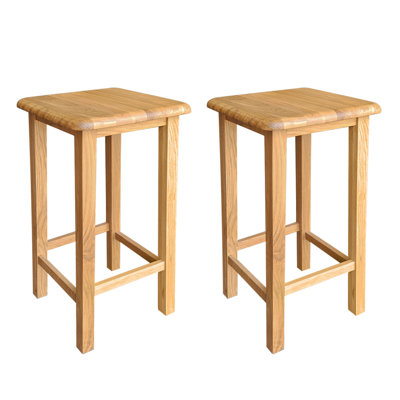 Bobigny Solid Wood Side Table Set