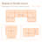 Compression Packed 3-piece Cloud Modular Sectional Sofa In Boneless Corduroy – No Assembly Required-179541329