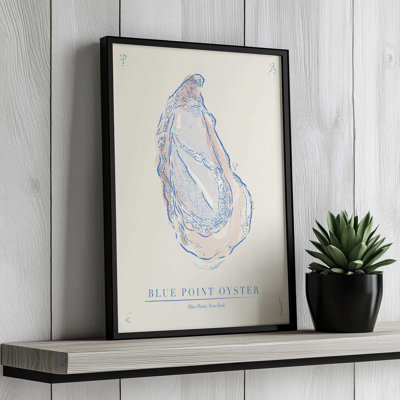 «Oyster Blue» par Garima Dhawan, reproduction d'art sur toile