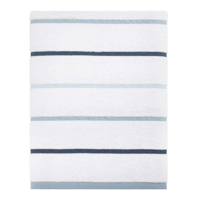 Ensemble de serviettes 4 pièces Izod, Bleu, Ensemble de serviettes 4 pièces