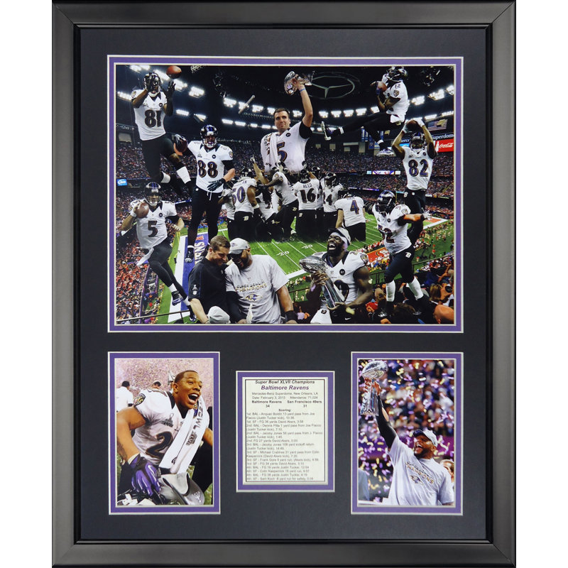 Memorabili encadrée baltimore ravens-2012 NFL