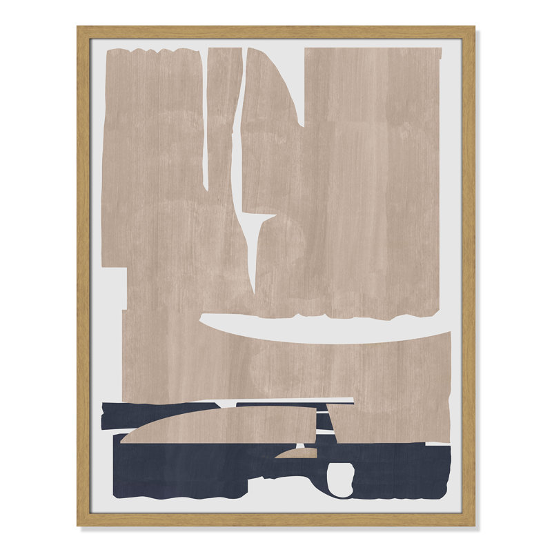 Impression «Deep Golden Brown I» par Cartissi, 23.5'' W x 29.5'' H, Framed Print, Natural Woodgrain