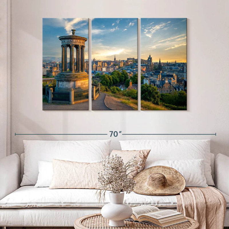 Lilie Edinburgh de Calton Hill, H 36 po x l 57 po
