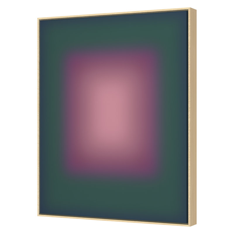 Blur 1 Print by Renee Stramel, 60" H x 45" W x 1.88" D, Maple