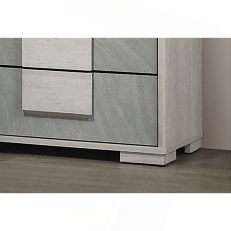 Commode à tiroirs à queue d'aronde française de style contemporain 1pc