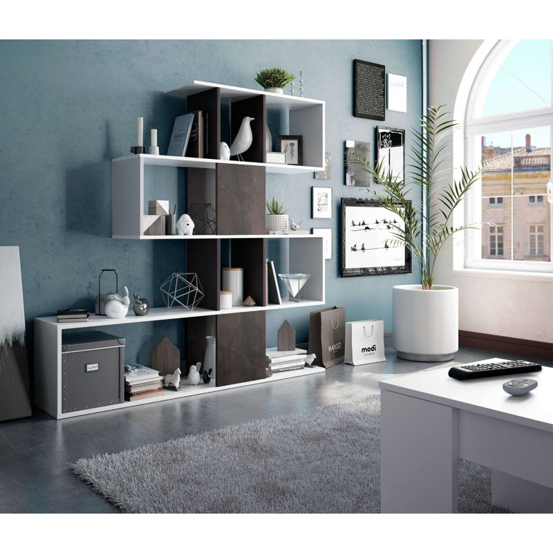 Anahat 145cm H x 145cm W Step Bookcase
