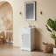 Meuble-lavabo simple autoportant de 18 po avec plateau entièrement assemblé-443502971