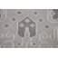 Tapis géométrique indien 5 x 8