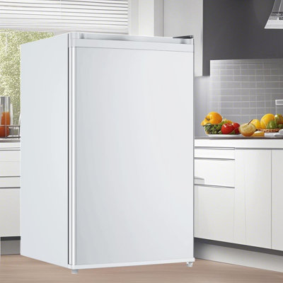4.3 Cu.Ft Compact Refrigerator with Freezer – Energy Efficient Mini Fridge for Bedroom, Office, Dorm, RV