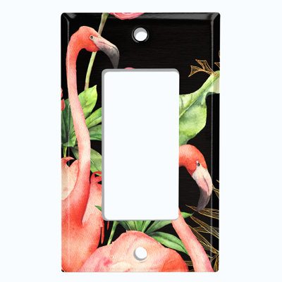 Patterned 1 - Gang Toggle Light Switch Standard Wall Plate