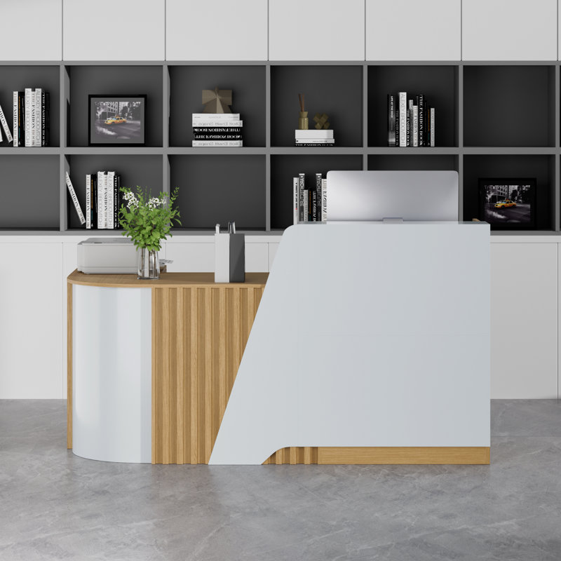 Reception Desk, 70.8'', Chêne droit