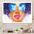Toile blanche avec cadre photo