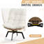 Chaise pivotante d'extérieur en osier avec coussins-117531509-117531512