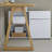 Hermie 55.12'' W L-Shaped Writing Desk with Cabinet-1648690293