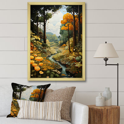 " Yellow Green Plants Enchanted Forest I "