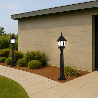 39.4'' Tall Vintage Outdoor Floor Lamp