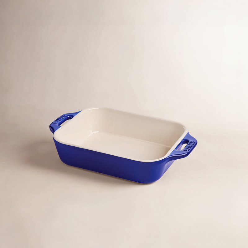 Staub Ceramic 6-inch Rectangular Baking Dish, Dark Blue