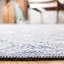 Tapis bleu marine / ivoire tissé à plat à la main Dominica-22809741