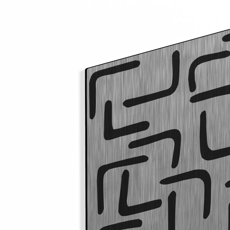 «Shuffle III» par Regina Moore, art mural en métal, 16 po x 24 po, H 16 po x l 12 po