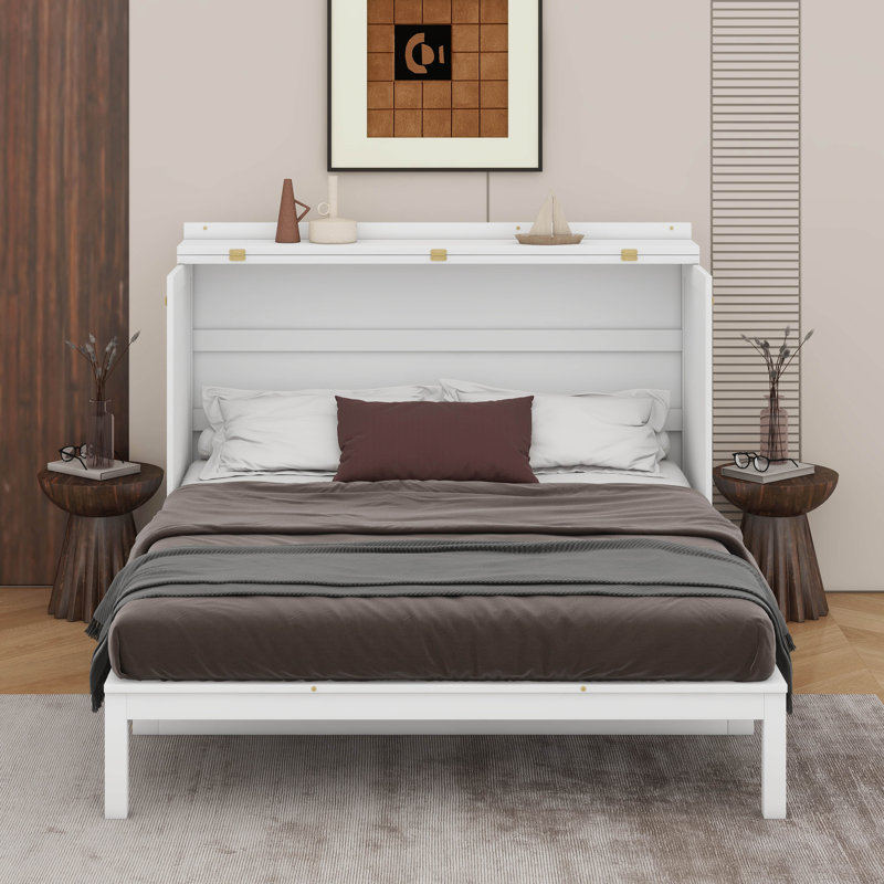 Grand lit escamotable, Blanc