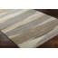 Tapis brun foncé / beige / gris en laine touffeté à la main Ayeln-569114717