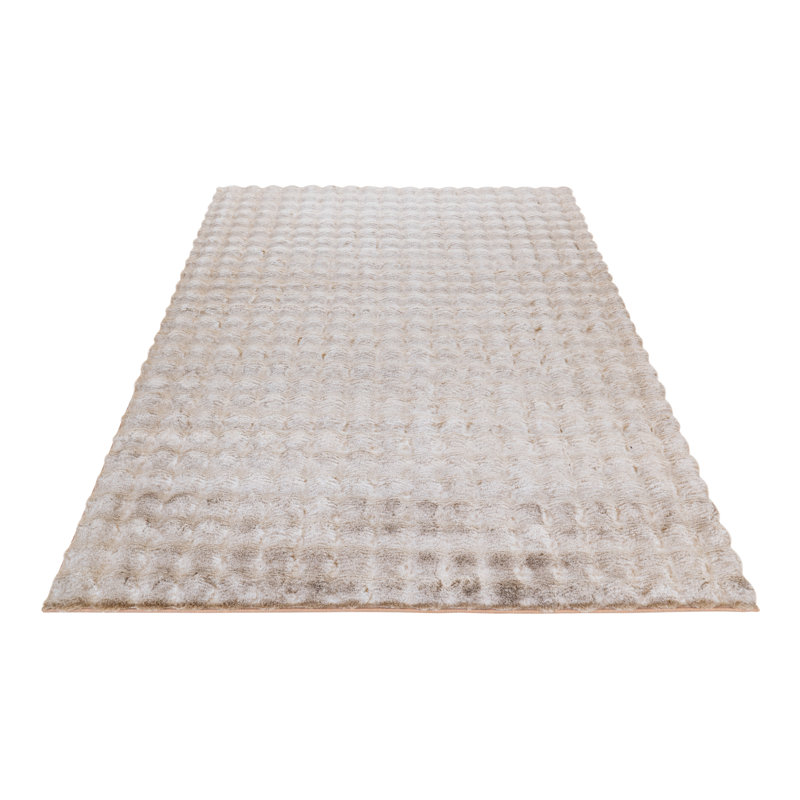 Montaz Uni Hand Tufted Area Rug, Rectangular 120 x 170cm, Beige