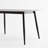 Large Rectangular Table With Strong Metal Base Modern Stone Dining Table For Kitchen 1.6M