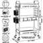 Chariot utilitaire 3 niveaux
