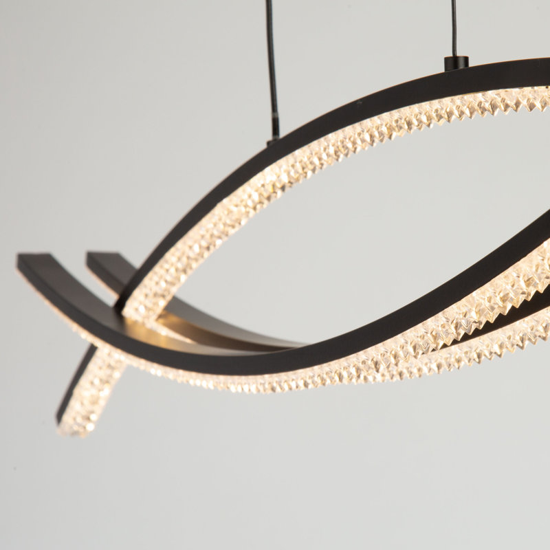 30W LED Island Black