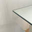 Console moderne à miroir avec base double en forme de C