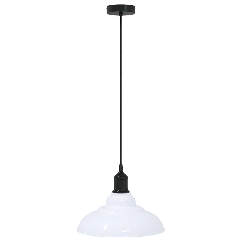 Adalinne 1 - Light Gloss Orange Pendant, Gloss White