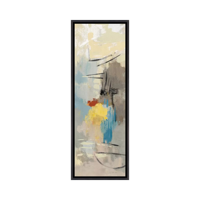 «Sail Away II», Toile avec cadre noir patiné, H 48 po x l 16 po x P 1,5 po