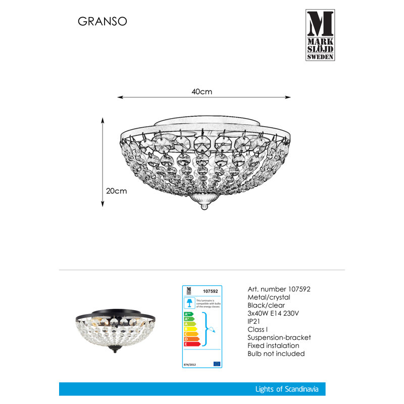 Robles Glass Flush Mount