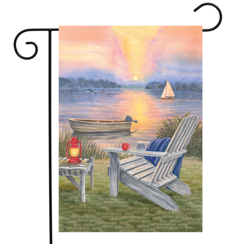 Drapeau de jardin d'été Waterfront Retreat