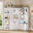 Multi-Functional 2-In-1 Hall Cabinet With Storage & 4 Hooks-1914037414