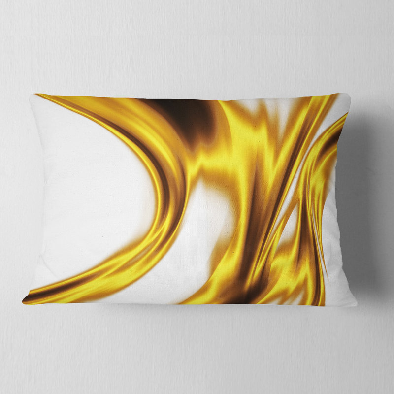Motif de texture or vif - coussin imprimé abstrait