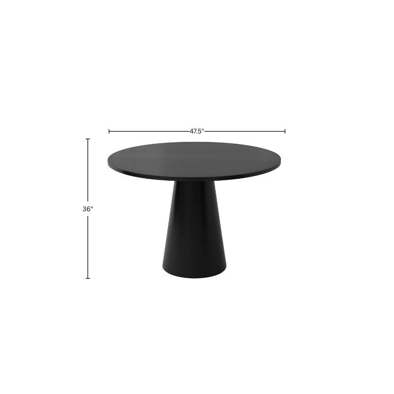 Astraea Counter Height Table, Vintage Black, Vintage Black