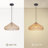 1-Light Rattan Hanging Ceiling Chandelier Fixture-1662268216