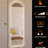 65" X 21" Full Length Arch Led Mirror. Dimmable, Shatter-. Mountable Versatile. Bright For Makeup. . . Two Color Lights. -Proof Shatterproof. For Bedroom, Bathroom. Reflection. Adjustable Brightness.