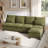 Modern L-Shaped Waterproof Chenille Sofa with Ottoman and Built-in Tables for Living Room-232843517-226651407-232843518