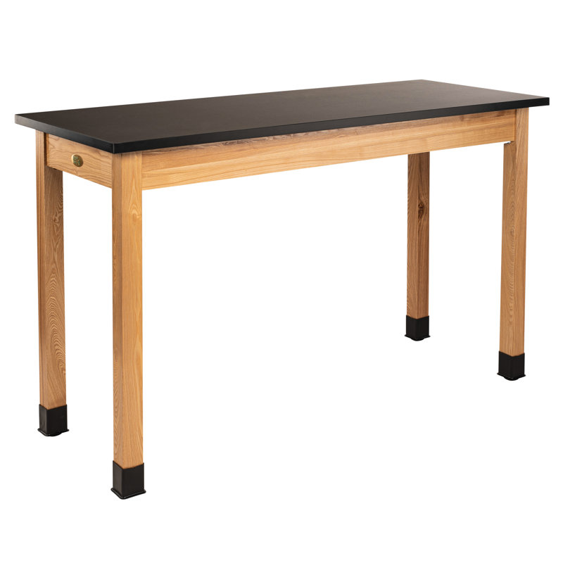 Table de science en bois 36 "H, l 72 po x P 30 po, Résistant aux produits chimiques